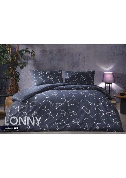 Yeni Sezon Çift Kişilik Nevresim Takımı Lonny Lacivert fiyatları