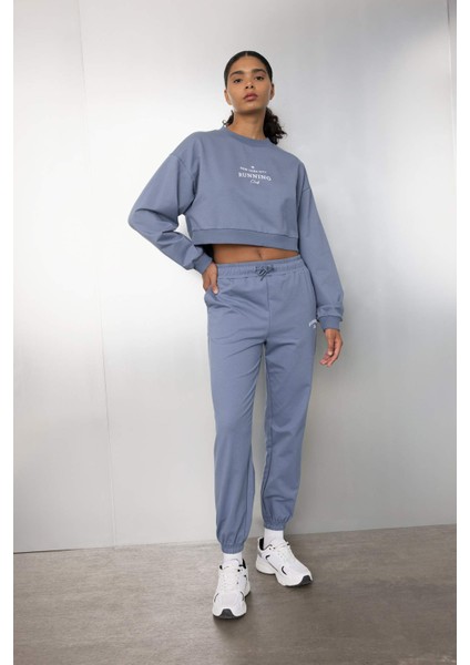 Fit Jogger Eşofman Altı Standart Fit Basic Düz Uzun C9381AX24AU