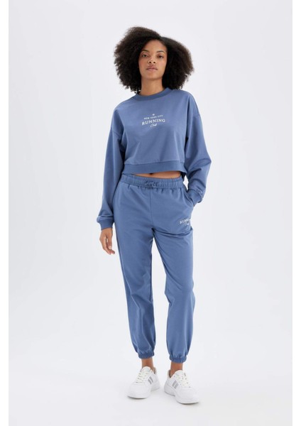 Fit Jogger Eşofman Altı Standart Fit Basic Düz Uzun C9381AX24AU