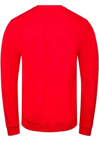 Orlando Erkek Interlok Sıfır Yaka Sweatshirt Kırmızı ORLUFBSS24-15Q modelleri