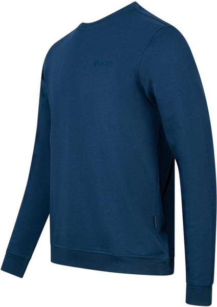 Orlando Erkek Interlok Sıfır Yaka Sweatshirt Lacivert 2ASORLUFBSS24-0335 fiyatları