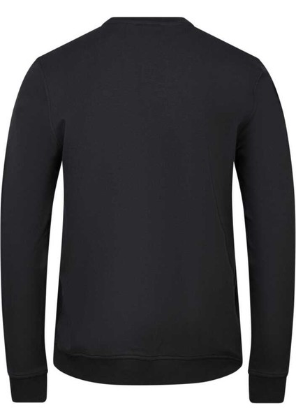 Orlando Erkek Interlok Sıfır Yaka Sweatshirt Siyah 2ASORLUFBSS24-0924