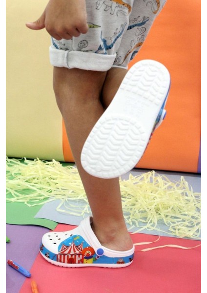 Sevimli Palyaço Unisex Çocuk Terlik modelleri