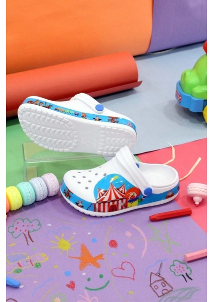 Sevimli Palyaço Unisex Çocuk Terlik fırsatları