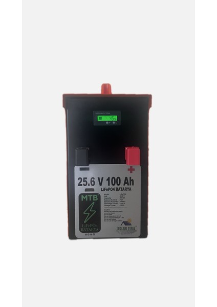 25.6 Volt 100 Amper Lifepo4 Lityum Batarya