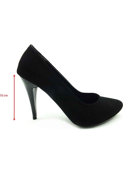 Stiletto Kadın Ayakkabı Siyah-Süet 61 700 indirimleri