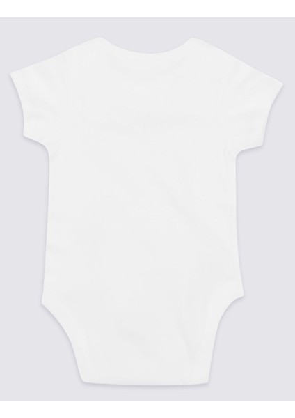 Saf Pamuklu 7'li Bodysuit (0-3 Yaş) fırsatları
