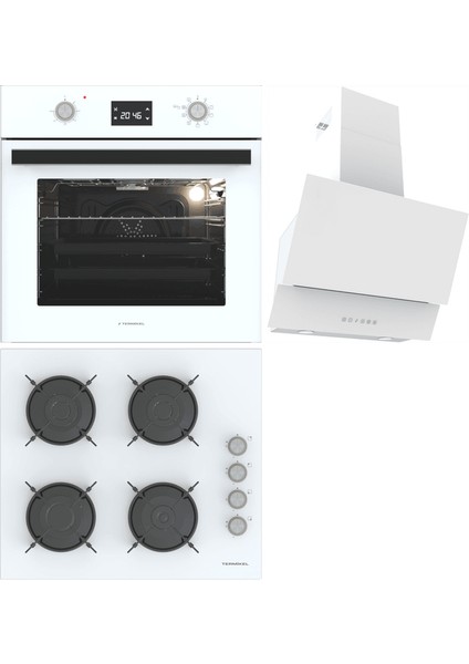 Ankastre Set (Bo O6555C W + Bh P6144C W + Argemon WW60)