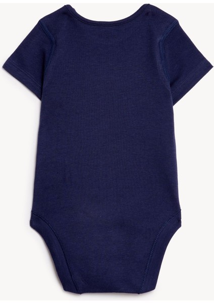 Saf Pamuklu 3'lü Bodysuit (0-3 Yaş) indirimleri