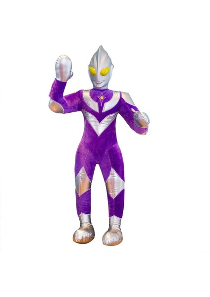 50CM Ultra Bebek Karikatür Anime Ultraman Tiga Peluş Oyuncak (Yurt Dışından)