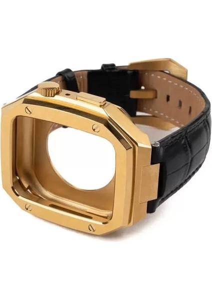 Apple Watch 44MM Krd-67 Premium Deri Kordon - Lux ve Dayanıklı indirimleri