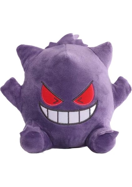 8 Inçlik Kırmızı Gözlü Gengar Bebeği Pokemon Peluş Oyuncak (Yurt Dışından)