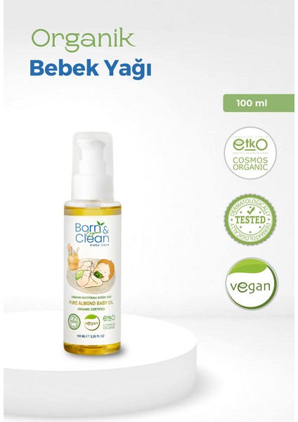 Born & Clean Organik 3lü Set Şampuan, Losyon, Yağ