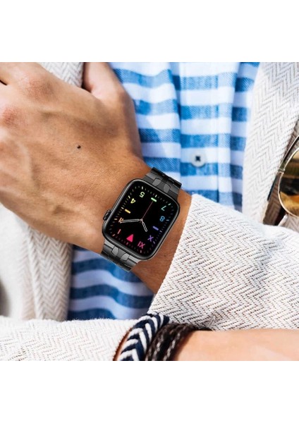 Apple Watch Uyumlu 46MM 10.nesil Metal Snake Kordon - Krd-63 ile Tarzınızı Yansıtın fırsatları