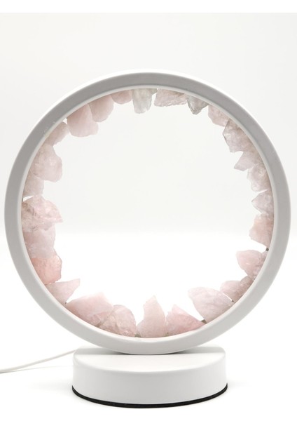 Pembe Kuvars Doğal Taş Lamba fiyatları