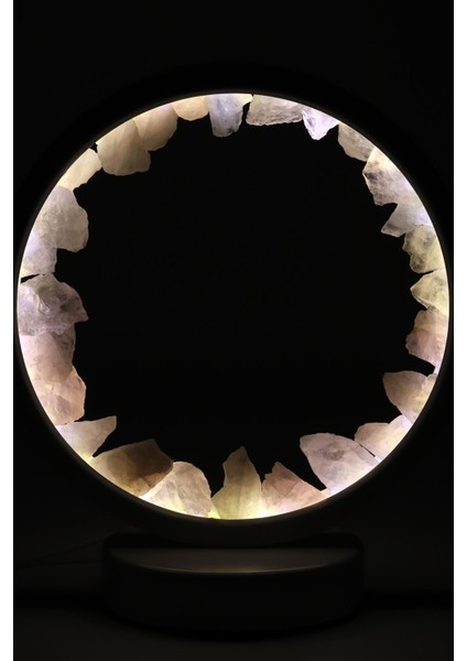 Pembe Kuvars Doğal Taş Lamba fırsatları