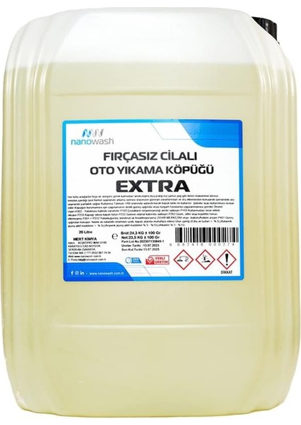 Fırçasız Cilalı Oto Yıkama Köpüğü Extra 25 kg