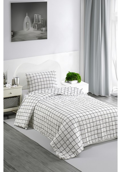 Kapitone Yatak Örtüsü Seti Tek Kişilik 160X220CM