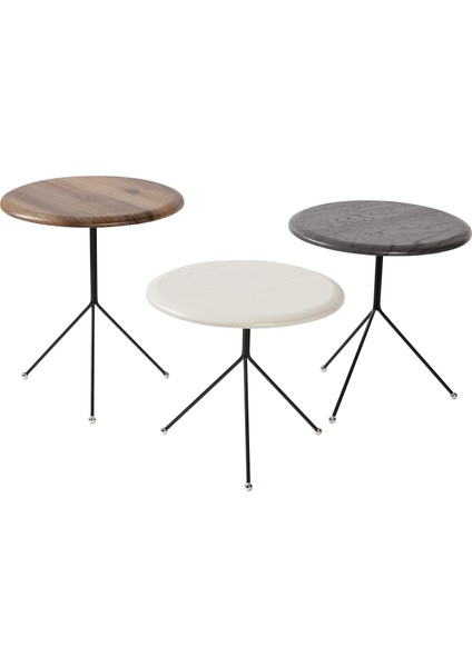 Trio 3'lü Zigon Sehpa - Kahverengi - 41 cm modelleri