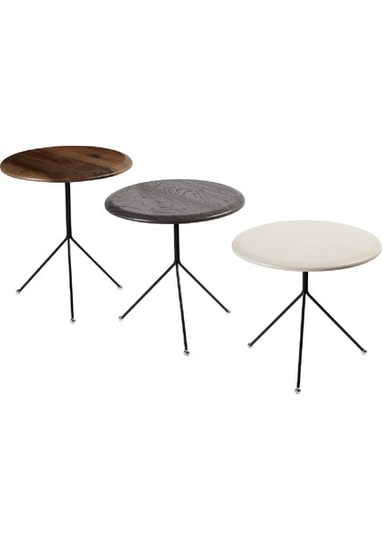 Trio 3'lü Zigon Sehpa - Kahverengi - 41 cm indirimleri