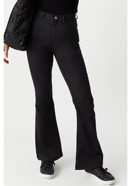 Kadın Ispanyol Paça Skinny Jeans