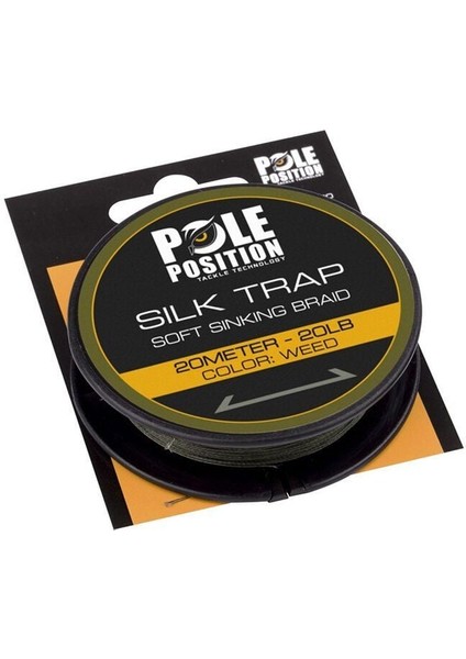 Polep Silk Trap Sinking Braid 20LB Weed 20M