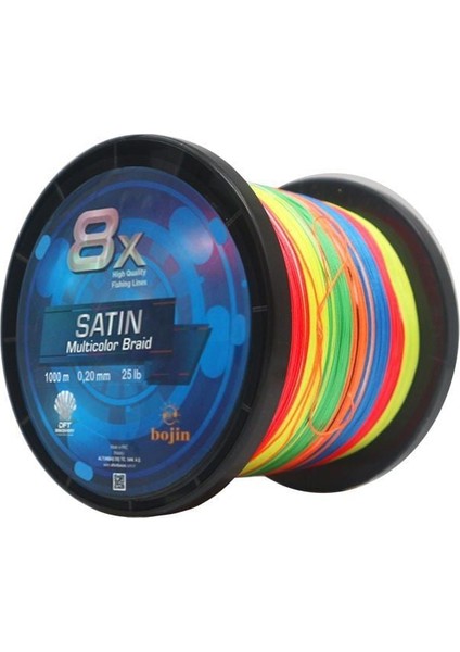 Bojin 8x Satin M.color Ip Misina 0.20MM 1000M