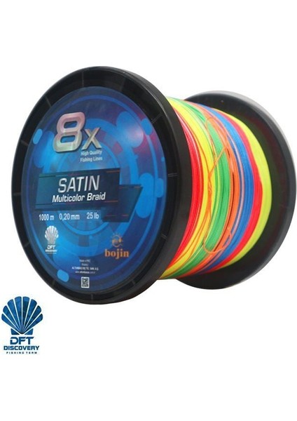 Bojin 8x Satin M.color Ip Misina 0.20MM 1000M
