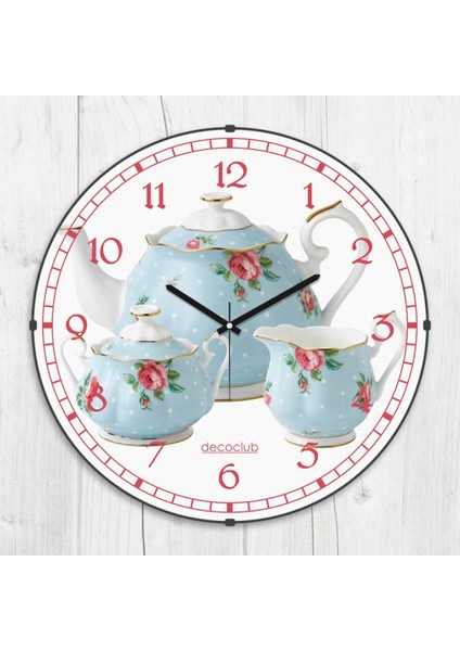 Çok Renkli Dekoratif Bombeli Cam Duvar Saati, Modern ve Şık Tasarım, 35x35 cm