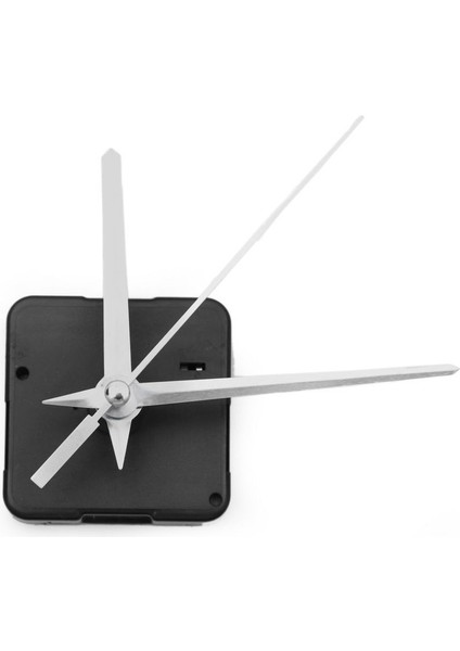 Sessiz askısız duvar saati mekanizması, gümüş renk, 60x16 cm, klasik stil