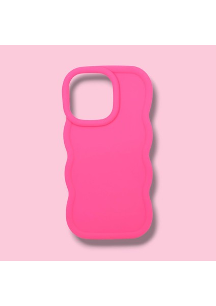 Apple iPhone 14 Pro Max Kenarı Dalgalı, Darbe Önleyici Silikon Kılıf