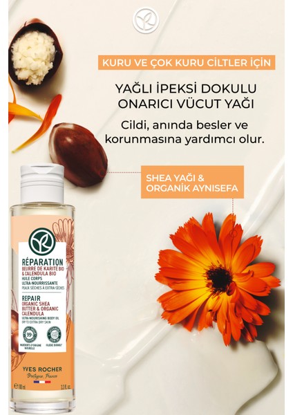 Yves Rocher Vücut Yağı - Onarıcı ve Besleyici / REPERATION-100 ML-7064