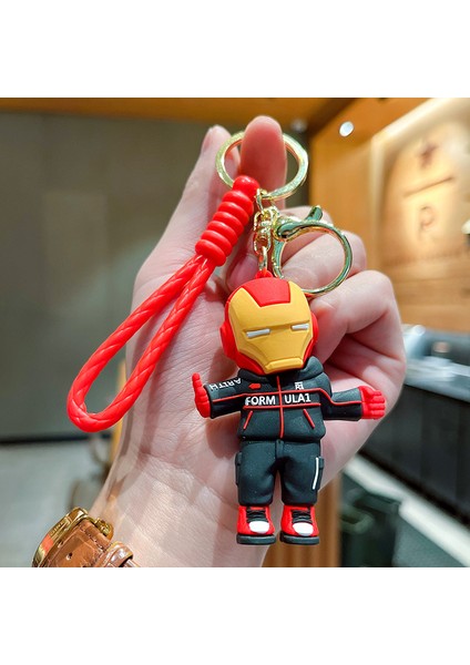 Iron Man Çanta Dekorasyonu Küçük Anahtarlık (Yurt Dışından)