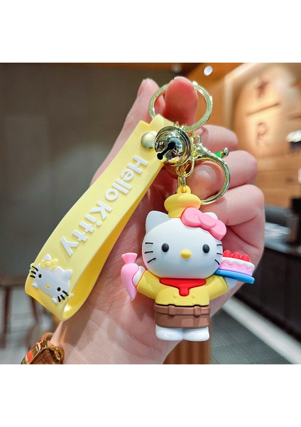 Hello Kitty Pasta Çanta Dekorasyonu Küçük Anahtarlık (Yurt Dışından)
