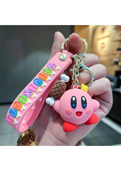 Bbq Kirby Çanta Dekorasyonu Küçük Anahtarlık (Yurt Dışından)