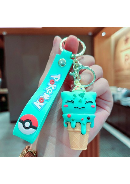 Bulbasaur Çanta Dekorasyonu Küçük Anahtarlık (Yurt Dışından)