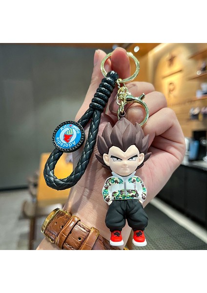 Dragon Ball Vegeta Çanta Dekorasyonu Küçük Anahtarlık (Yurt Dışından)