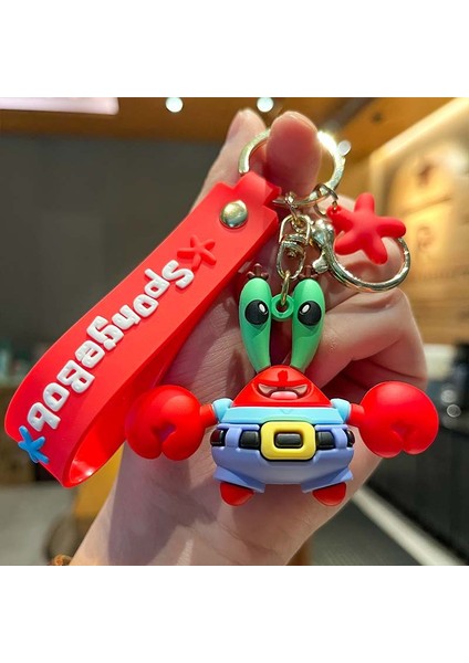 Bay Krabs Çanta Dekorasyonu Küçük Anahtarlık (Yurt Dışından)