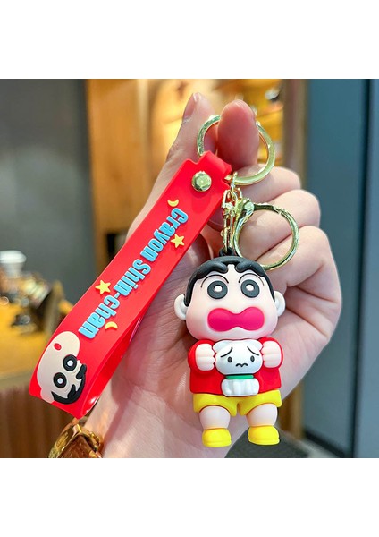 Crayon Shin-Chan Çanta Dekorasyonu Küçük Anahtarlık (Yurt Dışından)