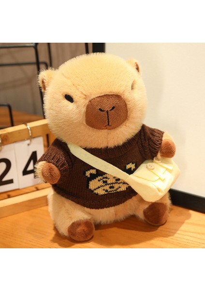Kazak Capybara Çocuk Peluş Oyuncak Çocuk 23 cm (Yurt Dışından)