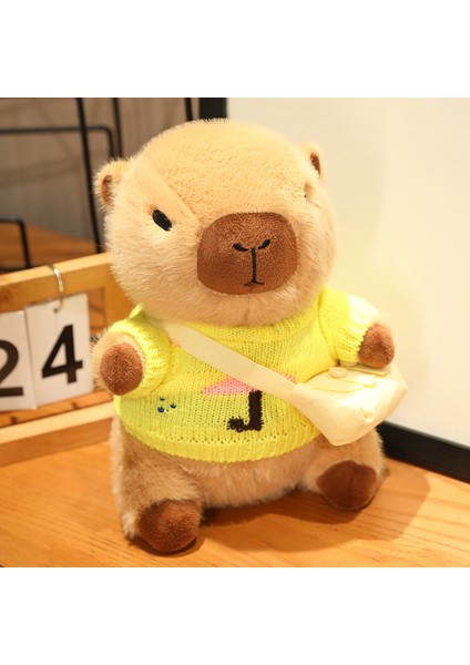 Kazak Capybara Çocuk Peluş Oyuncak Çocuk 23 cm (Yurt Dışından)