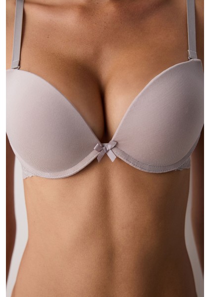Super Push Up Gri Sütyen modelleri