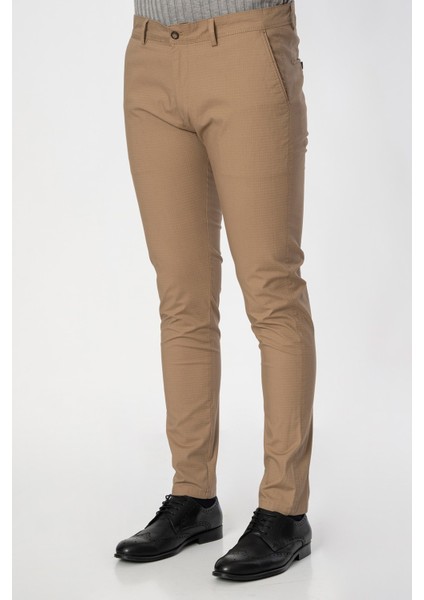 Armoudo P2304 Slim Fit Pamuklu Likralı Pantolon Vizon