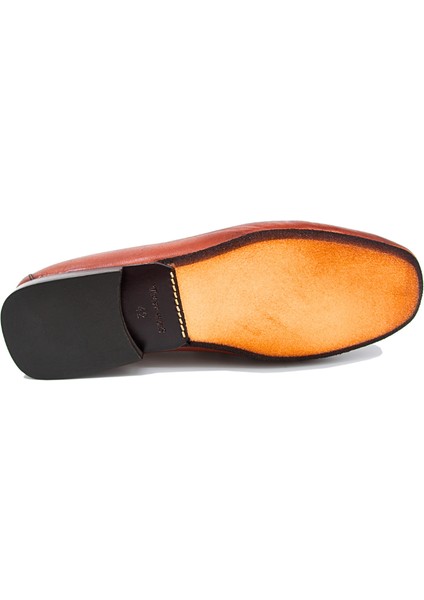 Taba Erkek Deri Klasik Ayakkabı fırsatları