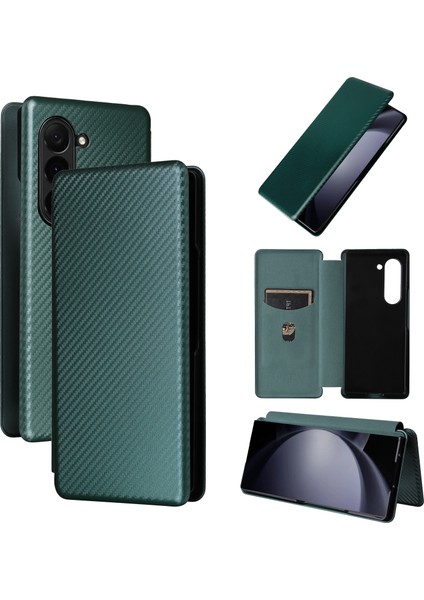 Samsung Galaxy Z Fold6 Için Karbon Fiber Dokulu Kılıf (Yurt Dışından)
