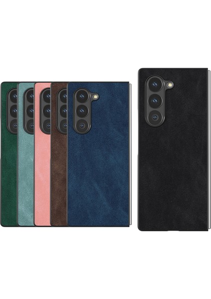 Samsung Galaxy Z Fold6 Için Siyah Çerçeve Pu Telefon Kılıfı (Yurt Dışından) modelleri