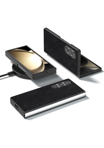 Samsung Galaxy Z Fold6 Için Siyah Çerçeve Pu Telefon Kılıfı (Yurt Dışından) indirimleri