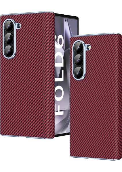 Samsung Galaxy Z Fold6 5g Için Karbon Fiber Dokulu Kılıf (Yurt Dışından)