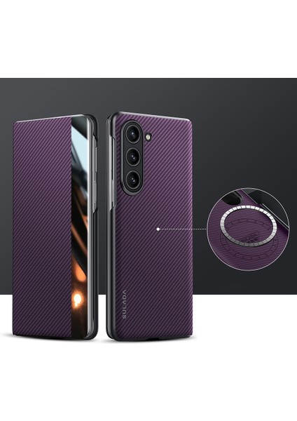 Samsung Galaxy Z Fold6 Için Sulada Kevlar Dokulu Telefon Kılıfı (Yurt Dışından)