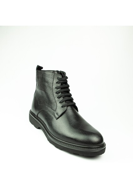 034 Siyah Deri Erkek Bot